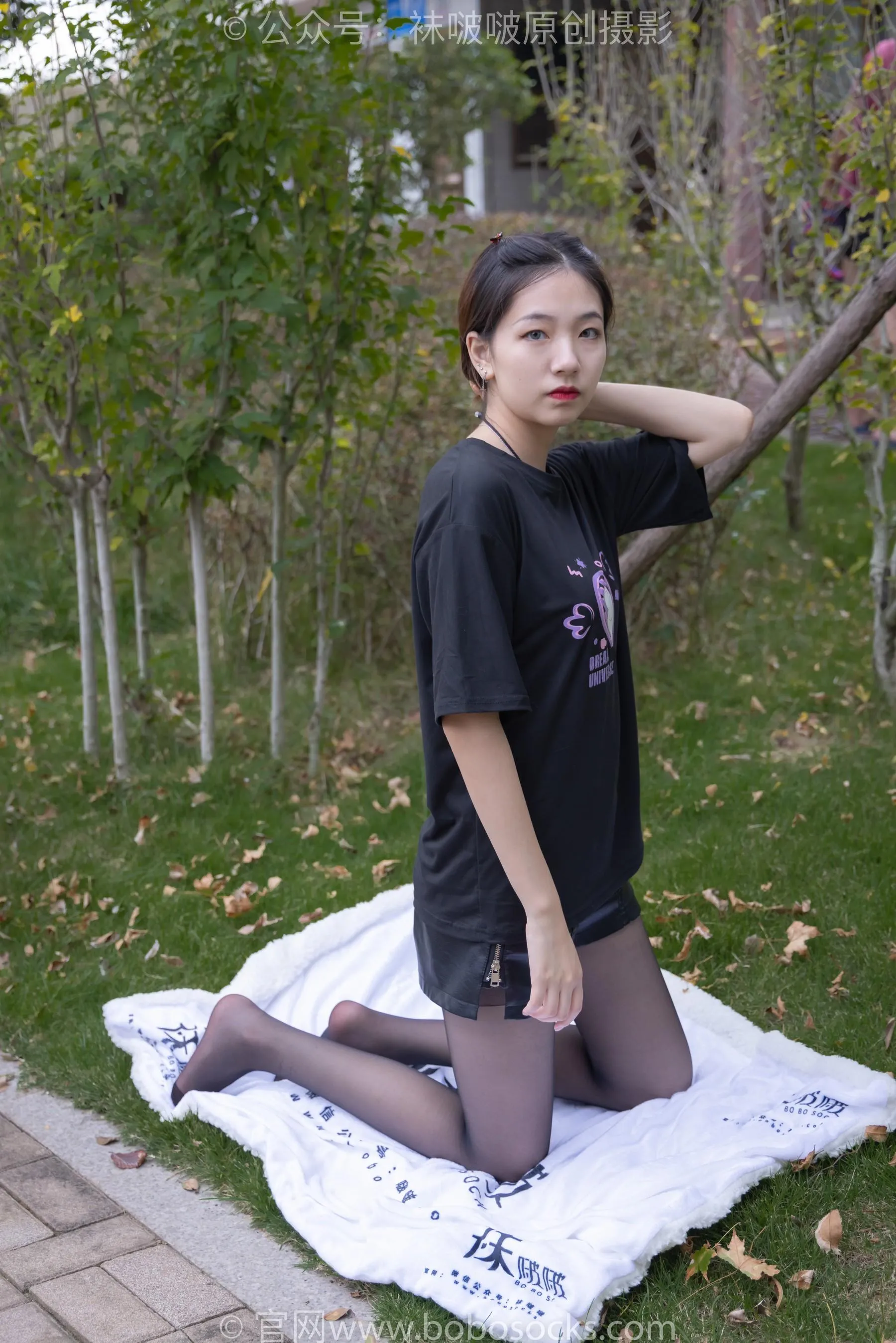 [BoBoSocks袜啵啵]NO.221 小甜豆-马丁靴、黑丝[23] [50P]插图8